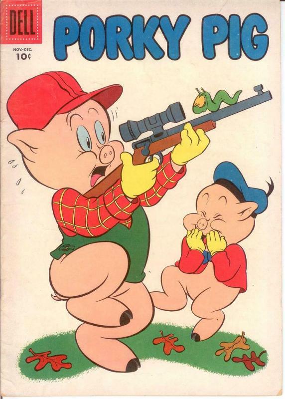 PORKY PIG (1942-1962 DELL) 43 VG-F Dec. 1955 COMICS BOOK