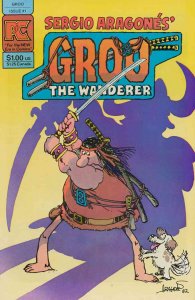 Groo The Wanderer (Sergio Aragones' ) #1AUT VF ; Pacific | Signed with Original 