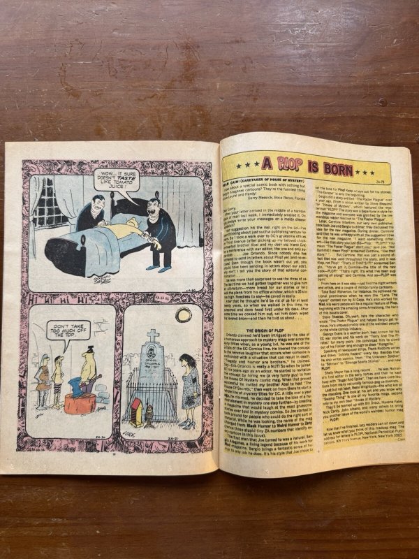 Plop! #1 (DC Comics 1973) [VF] “The Escape” 1st Issue