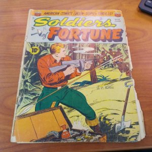 Soldiers of Fortune #8 acg american comic group 1952 golden age war precode