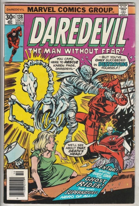 Daredevil #138 (Sep-76) VF/NM High-Grade Daredevil, Black Widow