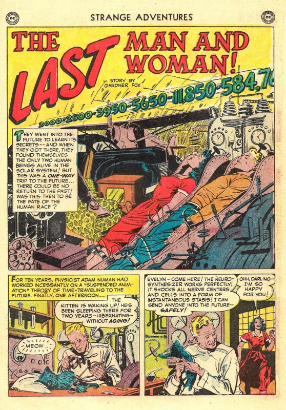 STRANGE ADVENTURES #6 (Mar1951) 2.0 GD  • Curt Swan! Bob Oksner! Gardner Fox!