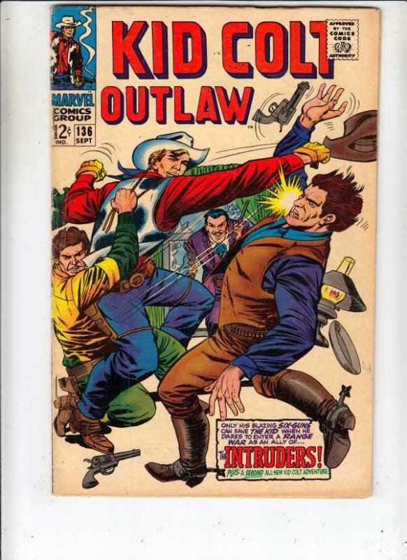 Kid Colt Outlaw #136 (Sep-67) FN/VF Mid-High-Grade Kid Colt