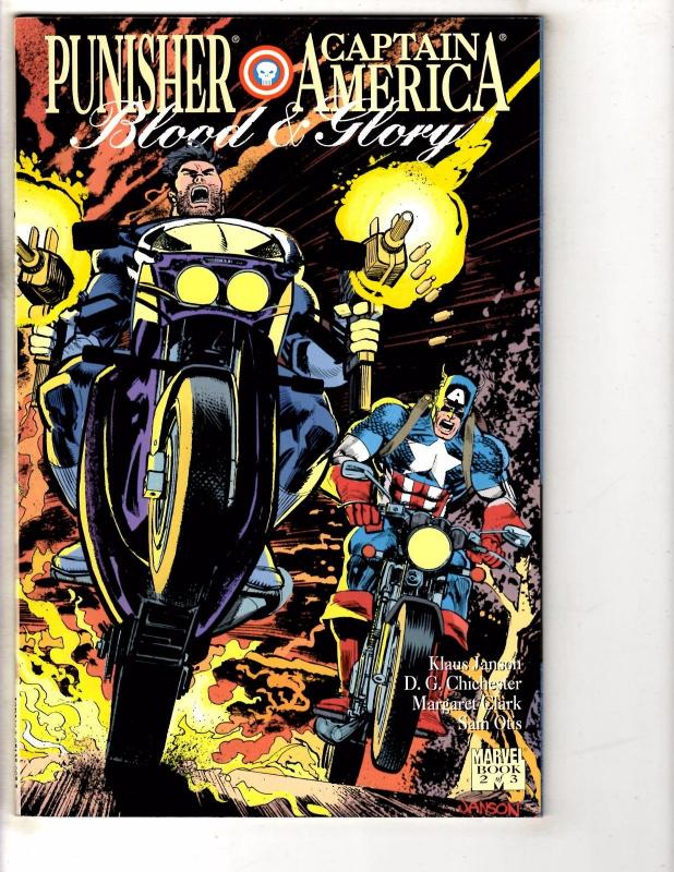 Punisher Captain America Blood & Glory Complete Marvel Comics Series # 1 2 3 PP6