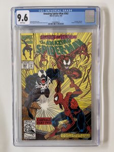 Amazing Spider-Man #362 CGC 9.6; Marvel Comics; 2nd App of Carnage; Bagley Key