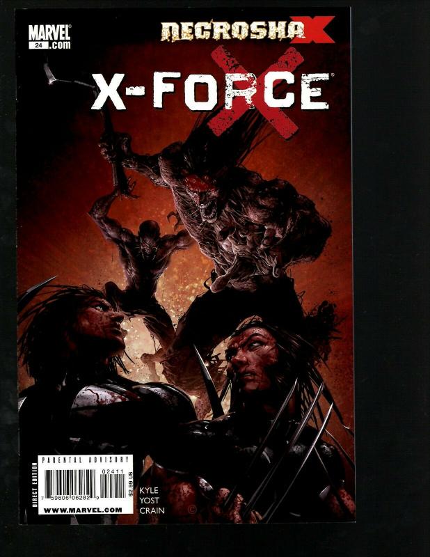 10 X-Force Marvel Comics # 15 16 17 18 19 20 22 23 24 25 Wolverine X-23 SM14