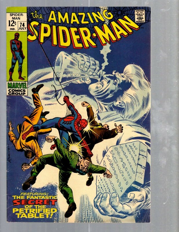 Amazing Spider-Man # 74 VF- Marvel Comic Book MJ Vulture Goblin Scorpion TJ1