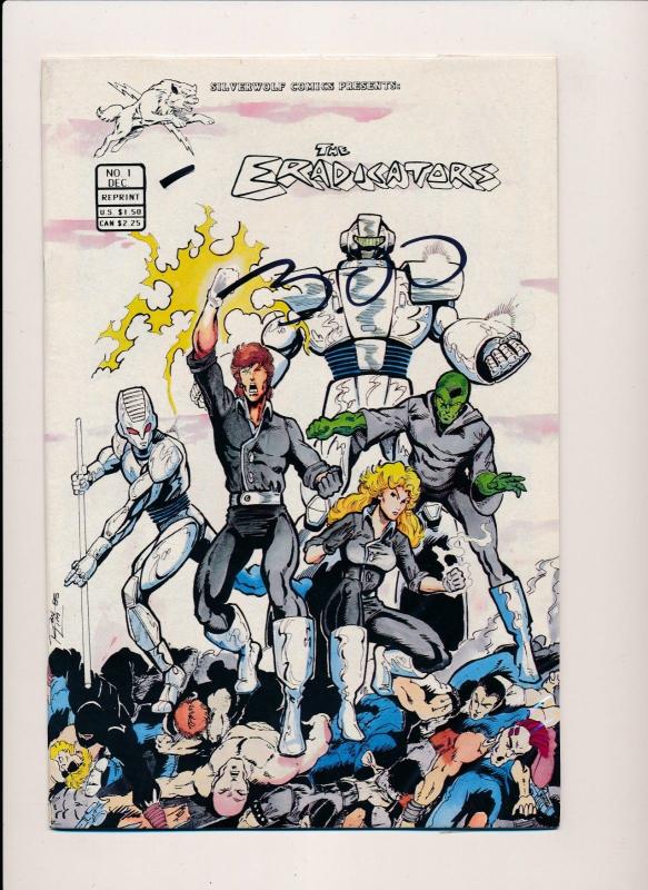 Silver Wolf Comics THE ERADICATORS #1, 1R (reprint), #3 ~ VF/NM (HX835) 3 comics