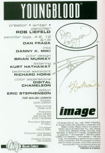 Youngblood #0  1992 - Image  -NM - Comic Book