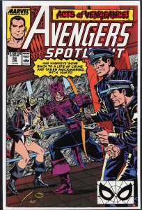 Avengers Spotlight #28 (1990) Hawkeye