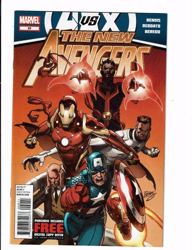 Lot Of 2 New Avengers Marvel Comic Books # 29 34 Iron Man Hulk Thor Wasp J120