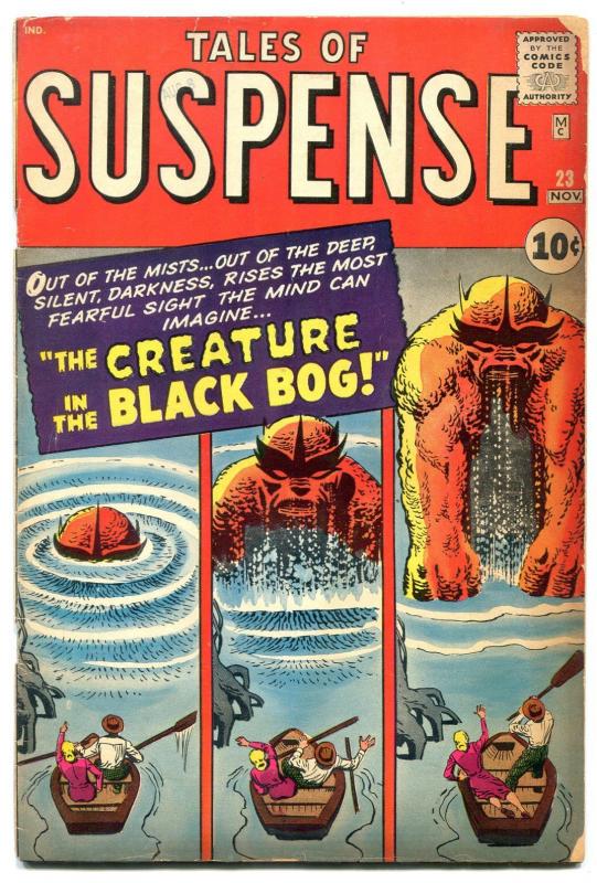 Tales Of Suspense #23-1961-Kirby - Ditko- Creature of Black Bog VG-