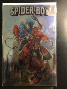 SPIDER-BOY 1 NM KAARE ANDREWS FOIL VARIANT MARVEL COMICS