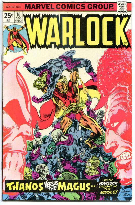 WARLOCK #10, VF+, Power of, Jim Starlin, Thanos origin, 1972, Bronze age, Gamora