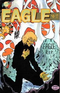 EAGLE #6 - 1st ADAM HUGHES WORK (8.5/9.0) 1987 - Double Signed w/ Pin-Up