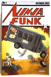 NINJA FUNK #1 Comics with Bueller Action 1 Homage Trade Dress WhatNot Comics