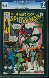 Amazing Spider-Man #91 (1970) CGC 9.4 NM