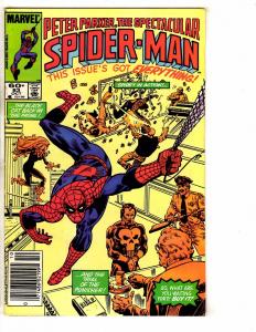Spectacular Spider-Man # 83 FN Marvel Comic Book Punisher Black Cat Goblin J275