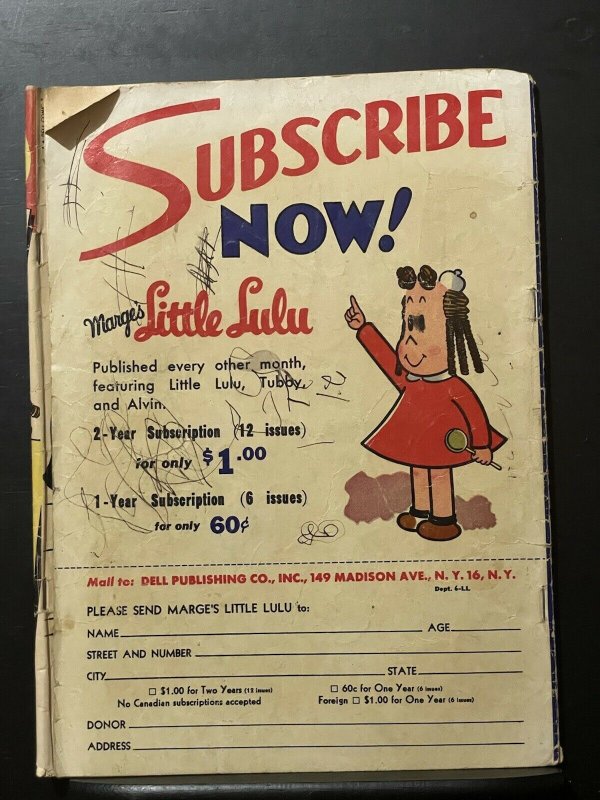 Marge's Little Lulu #4 (1948 Dell) Golden Age