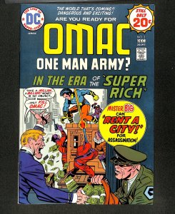 Omac #2 Blood-Brother Eye! Jack Kirby Mike Royer! Bronze Age!