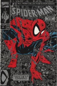 Spider-Man # 1 Silver Variant Cover NM Marvel 1990 Todd McFarlane [W3]