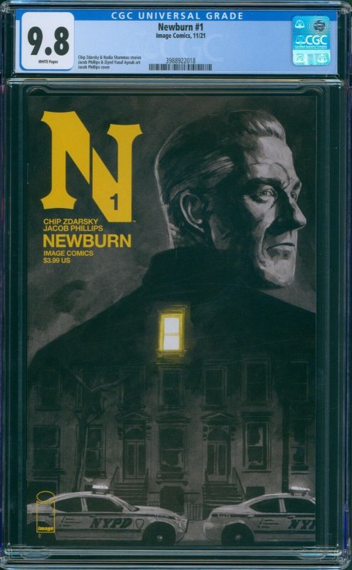 Newburn # 1 CGC 9.8 Cover A Optioned for TV Image 2021 Chip Zdarsky HD Scans