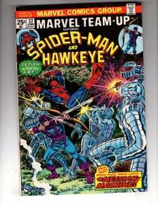 Marvel Team-Up #22 (1974) SPIDER-MAN & HAWKEYE / EC#2