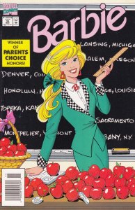 Barbie #35 (Newsstand) FN ; Marvel | All Ages Teacher Apple