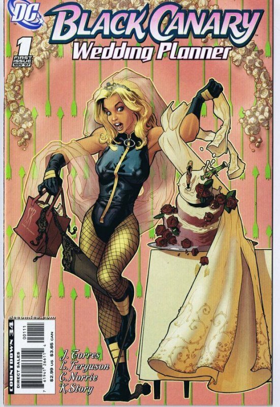 Black Canary Wedding Planner #1 ORIGINAL Vintage 2007 DC Comics 