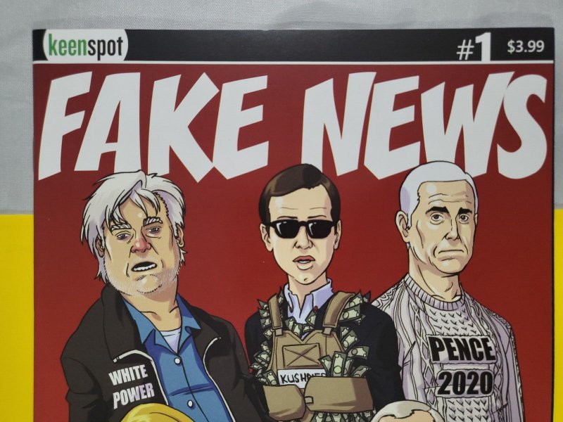 Trumps Titans #1 Fake News Variant Keenspot 2017