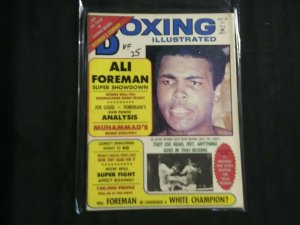 BOXING ILLUSTRATED MAGAZINE 1974 MUHAMMAD ALI + FOREMAN'S SUPER SHOWDOWN    VF