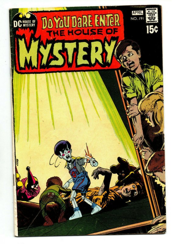 House of Mystery #191 - Neal Adams Cover - Horror - 1971 - VG 