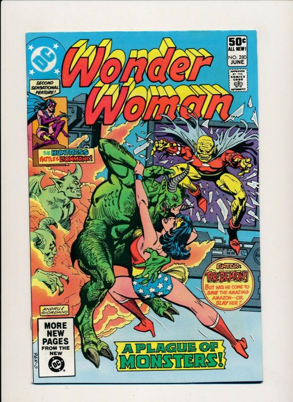 DC Comics WONDER WOMAN Lionmane! #280 1981 ~ F/VF (PF510) 