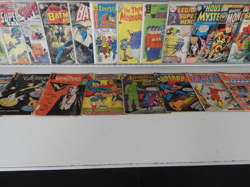 Huge Lot of Low Grade Comics W/ Batman, Strange Adventures, Superboy!
