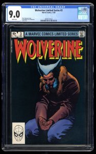 Wolverine (1982) #3 CGC VF/NM 9.0 White Pages