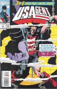 U.S. Agent (1993 series) #3, Fine+ (Stock photo)