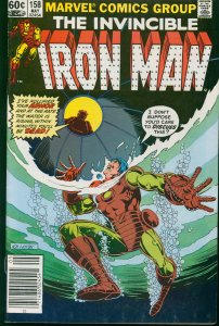 Iron Man #158 Newsstand Edition (1982)