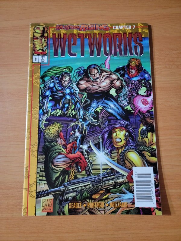 Wetworks #8 Newsstand Variant ~ VERY FINE - NEAR MINT NM ~ 1995 Image Comics