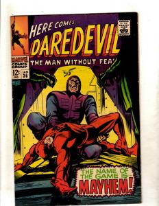 Daredevil # 36 VF- Marvel Comic Book Spider-Man Defenders Avengers Hulk Thor FM4