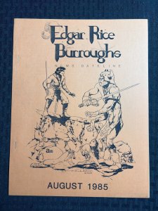 1985 EDGAR RICE BURROUGHS News Dateline Fanzine #19 FN+ 6.5 Green Star Series