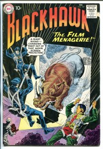 BLACKHAWK #157 1960-DC-PARACHUTE COVER-vg minus