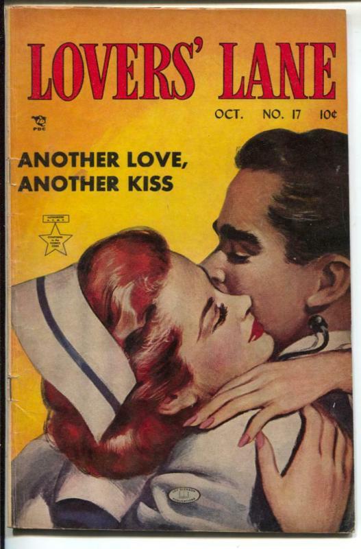 Lover's Lane #17 1951-Lev Gleason-nurse embrace cover-roller coaster-VG