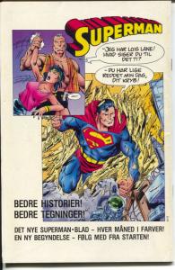 Superman's Fodseldag #29 1989-Danish Edition-50 years of Superman-VF+ 