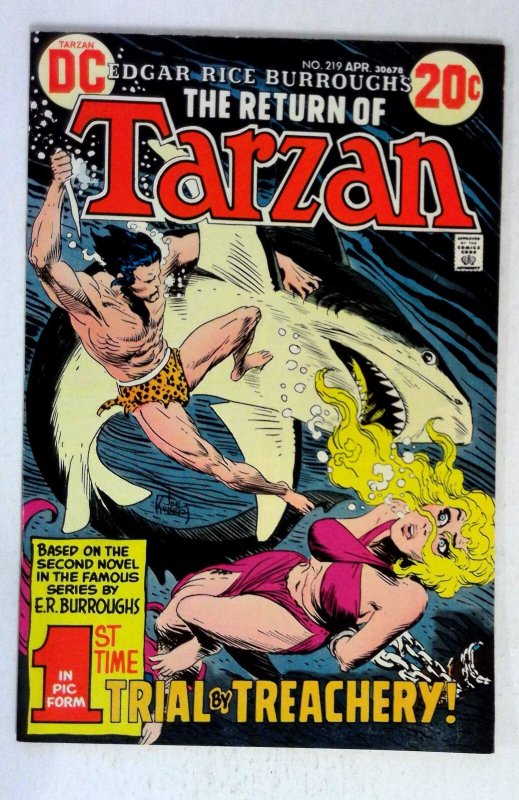 Tarzan #219 Joe Kubert DC (1973) VF/NM