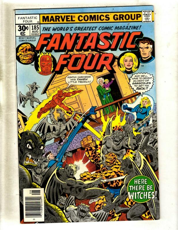 Lot Of 6 Fantastic Four Marvel Comic Books # 179 181 182 183 184 185 Thing JF23