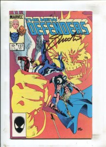 Defenders #137 - Signed Jim Shooter / Direct Edition (7.0) 1984