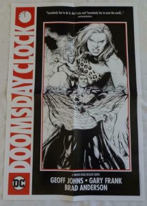 DOOMSDAY CLOCK Promo Poster , 15 x 22, 2018, DC, BLACK ADAM Unused 063