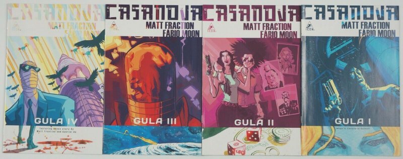 Casanova: Gula #1-4 FN/VF complete series - matt fraction - fabio moon 2 3 set