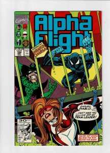 Alpha Flight #102 (1991) A Fat Mouse Almost Free Cheese 4th Menu Item (d) KEY