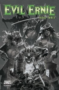 EVIL ERNIE #3 1:10 TAN B&W VARIANT DYNAMITE 2022 EB221
